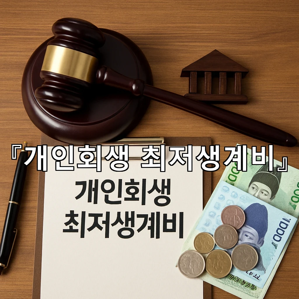 개인회생최저생계비 기준을 다시 읽어야 하는 이유와 준비 흐름