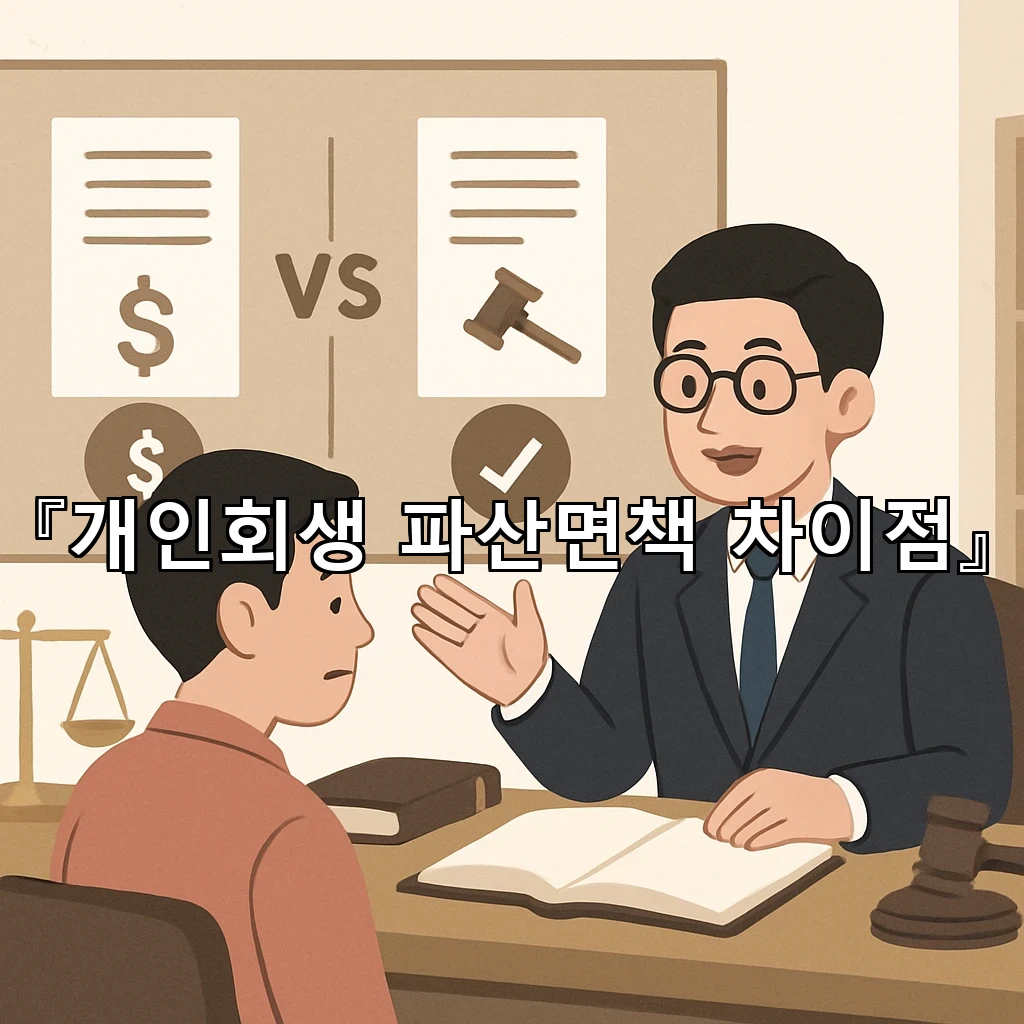 개인회생파산면책차이점 처음 준비할 때 흐름을 쉽게 잡는 안내서