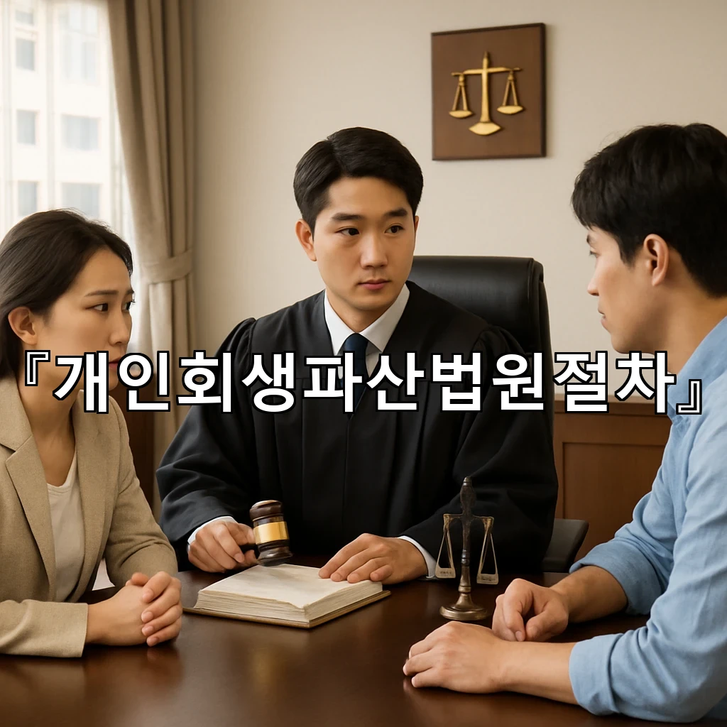 개인회생파산법원절차가 낯설 때 이해를 돕는 설명의 순서