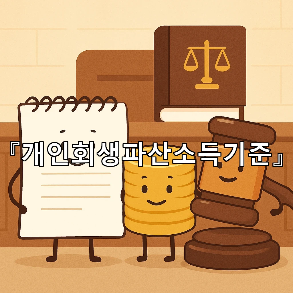 개인회생파산소득기준 생활비를 먼저 살피는 현실적 판단의 순서