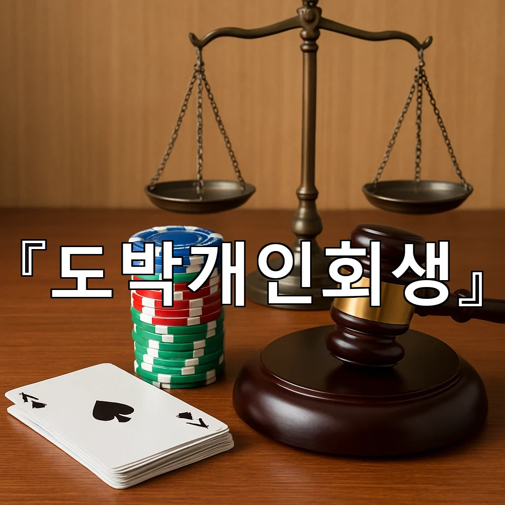 도박개인회생 잃어버린 흐름을 돌아보고 회복을 준비하는 길