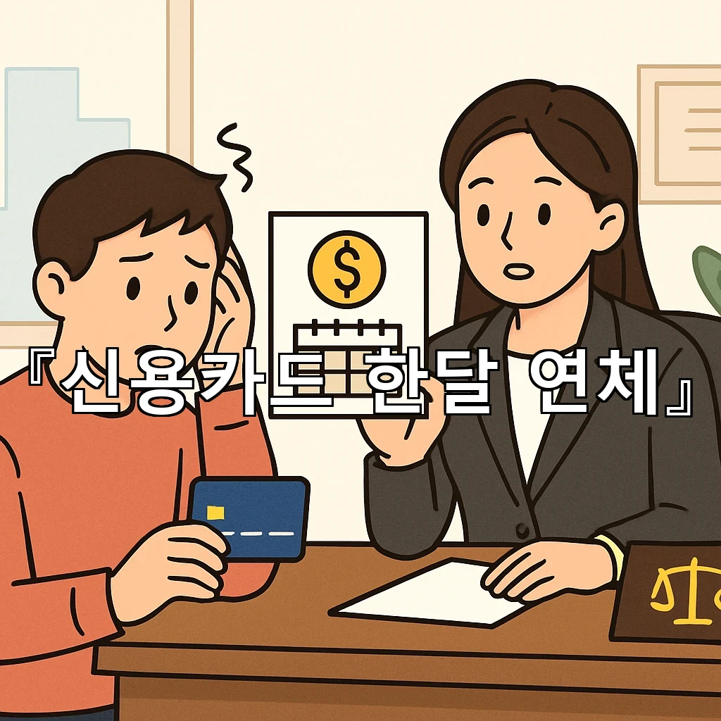 신용카드한달연체가 남긴 흔적을 살피며 다시 세우는 하루의 기준