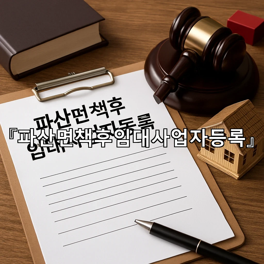 파산면책후임대사업자등록 다시 시작할 때 챙길 순서와 흐름 정리