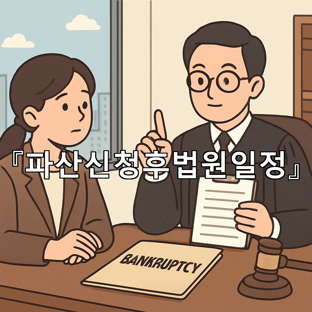 파산신청후법원일정 준비 단계에서 놓치기 쉬운 흐름 정리