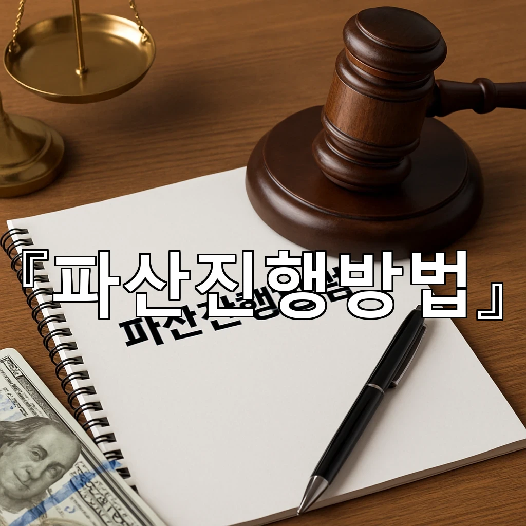 파산진행방법 처음 접할 때 흐름을 쉽게 이해하는 안내서