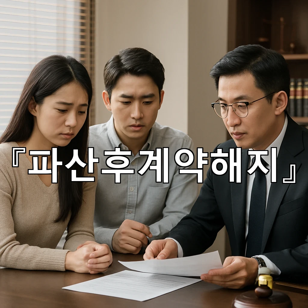 파산후계약해지 전후로 달라지는 당사자 권리와 조정의 핵심 점검