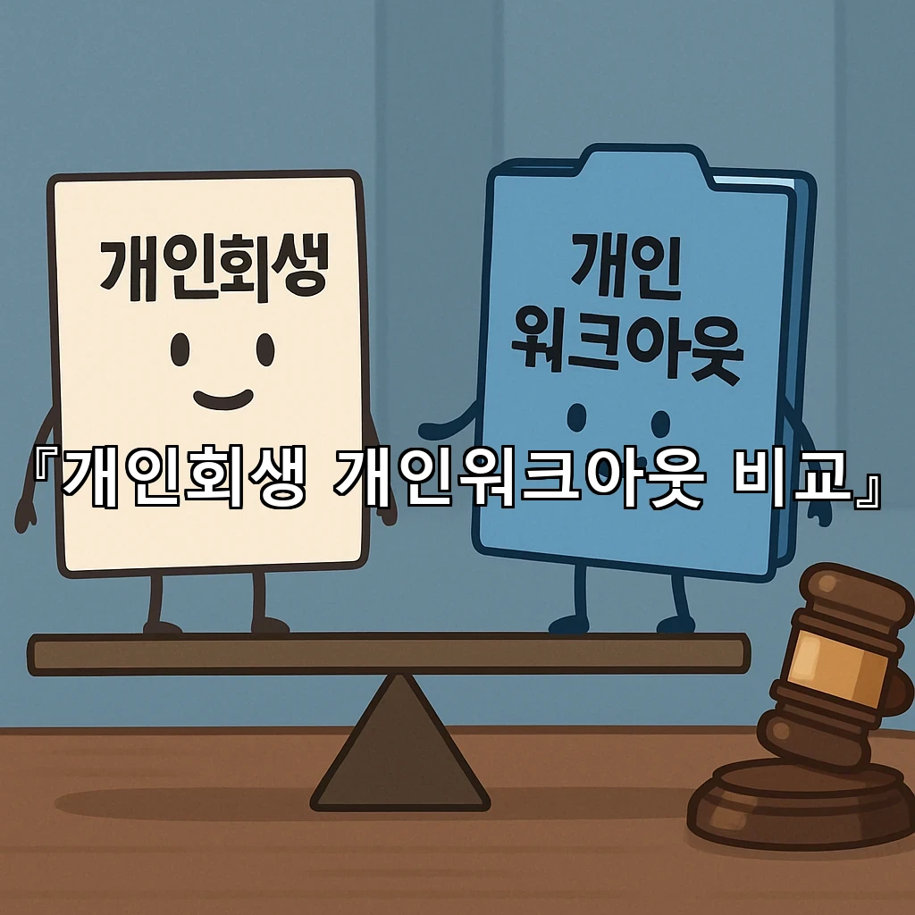 legal image 개인회생 개인워크아웃 비교 8987
