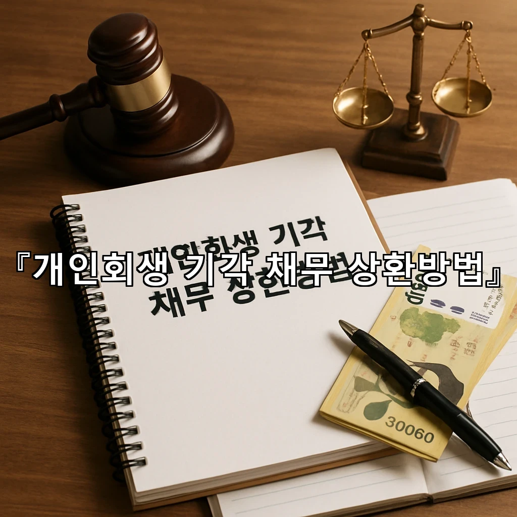 개인회생기각채무상환방법 변제표 다시 세우는 점검의 핵심