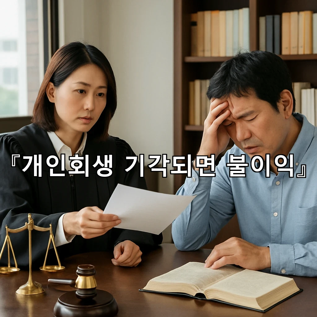 개인회생기각되면불이익이 생긴 뒤 혼란을 줄이는 문서 정리 방법