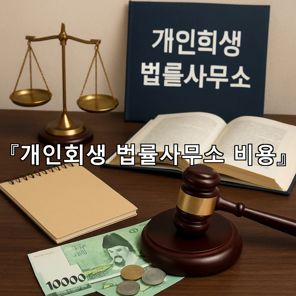 개인회생법률사무소비용 결정 전에 살펴야 할 실제 부담의 흐름
