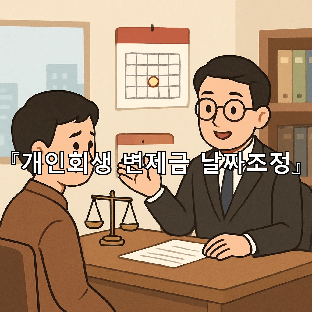 개인회생변제금날짜조정 일정 바꾸기 전에 챙길 핵심 흐름 정리