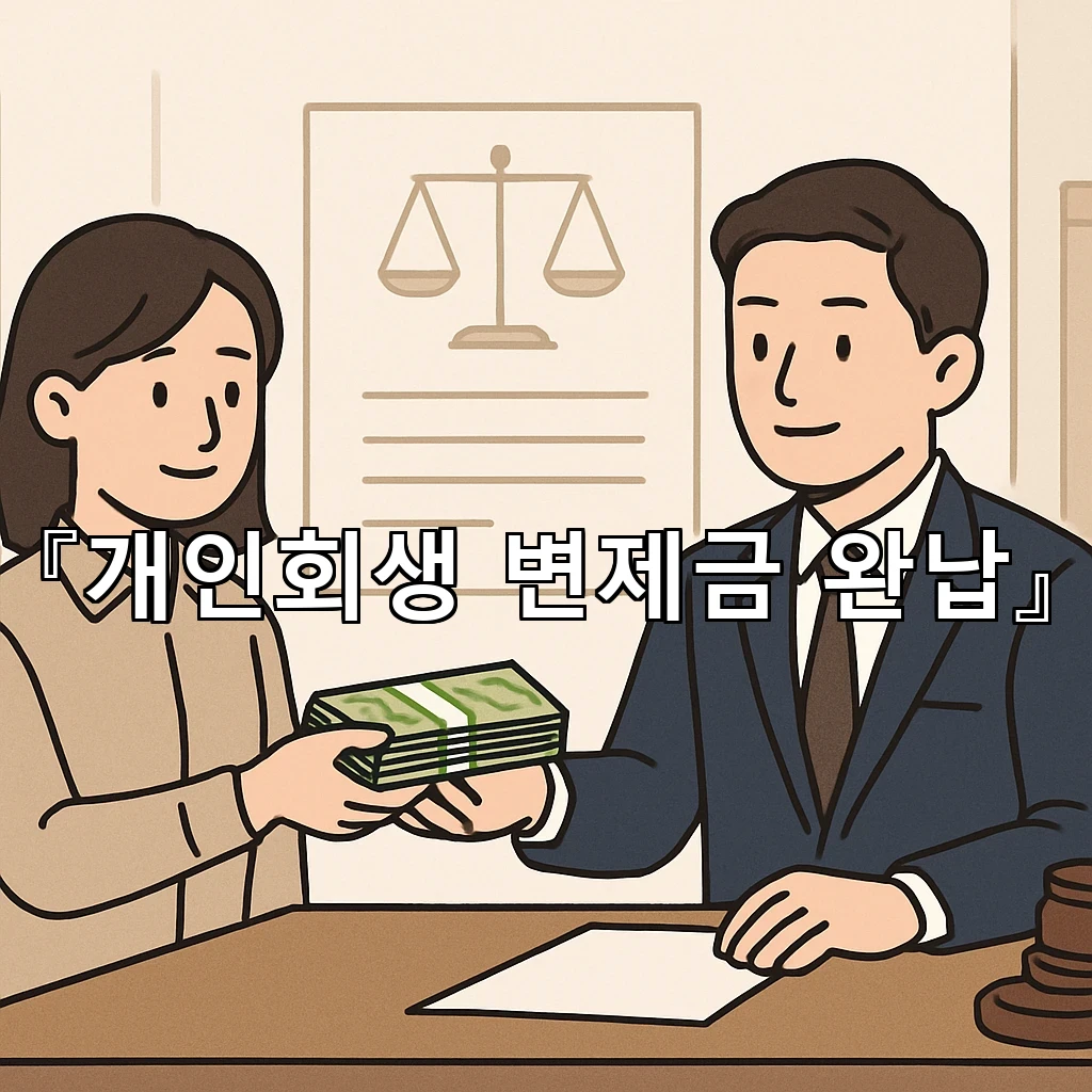 개인회생변제금완납 이후 서류 정리와 확인 순서 안내드립니다