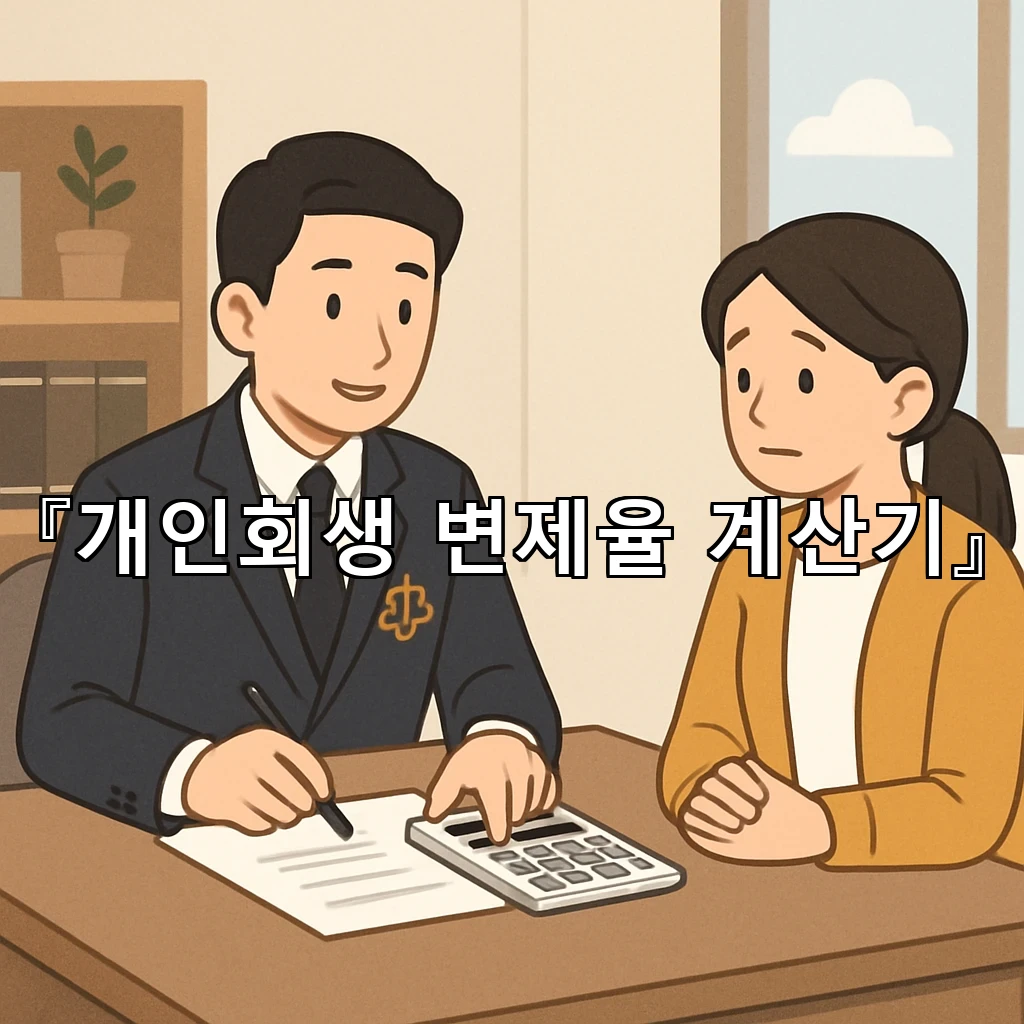 개인회생변제율계산기 활용해 사건별 기준을 비교하는 정리법