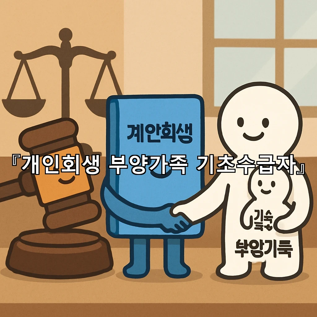 개인회생부양가족기초수급자에게 필요한 생활비 계산과 판단 포인트