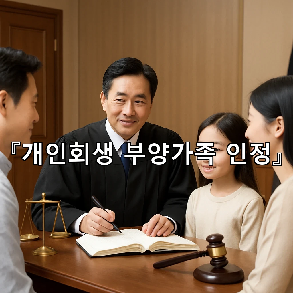 개인회생부양가족인정 서류를 준비할 때 놓치기 쉬운 핵심 정리