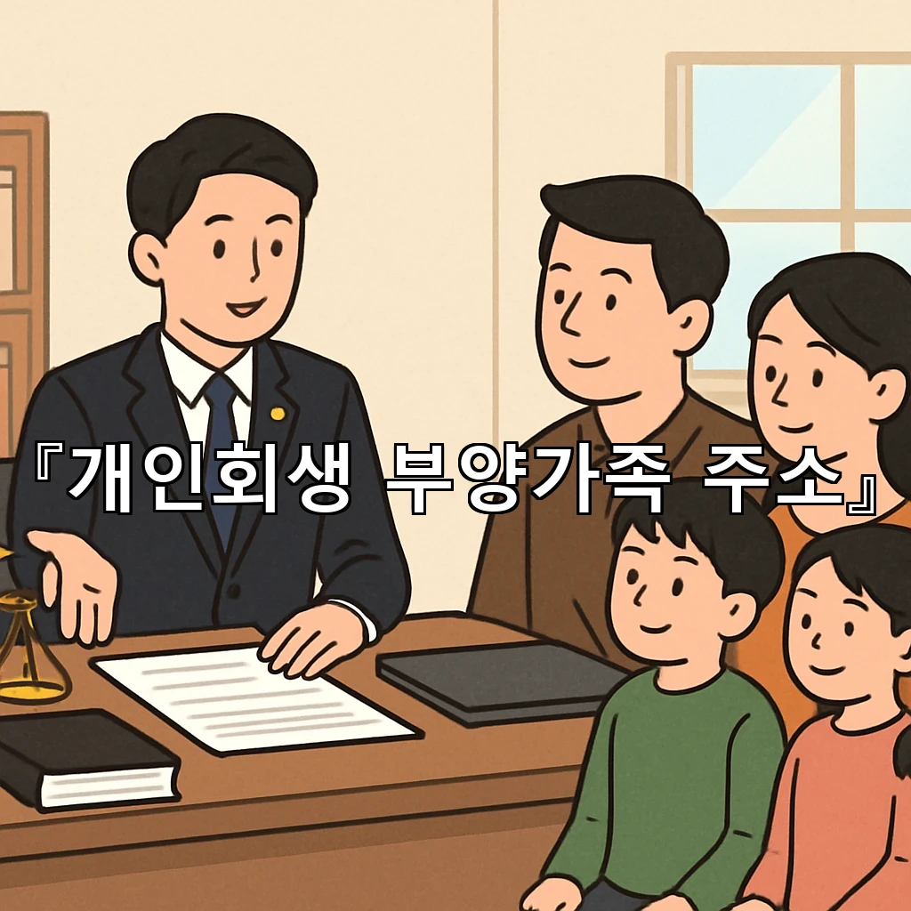 개인회생부양가족주소가 불러오는 서류 정합성 점검과 준비 순서