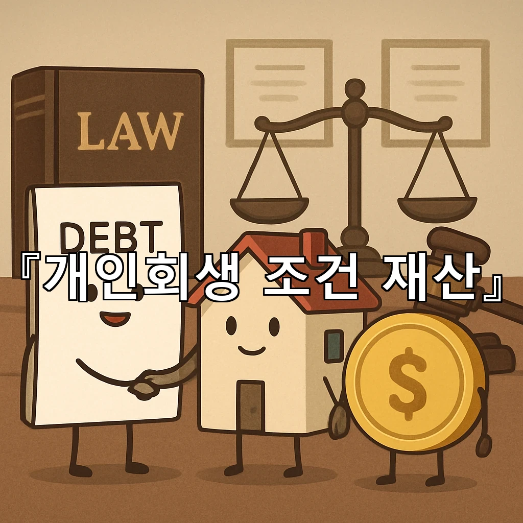 개인회생조건재산 분류에서 먼저 살펴볼 생활 자산의 범위와 기준
