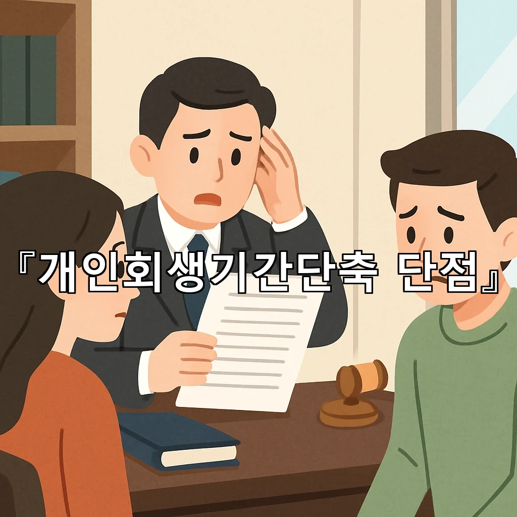 개인회생기간단축단점 절차가 바뀌는 순간 판단이 달라지는 이유