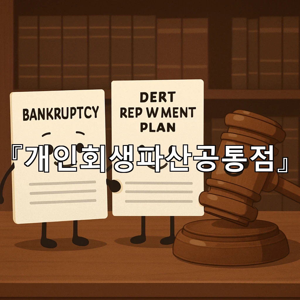 개인회생파산공통점 처음 접할 때 알아두면 좋은 흐름 정리
