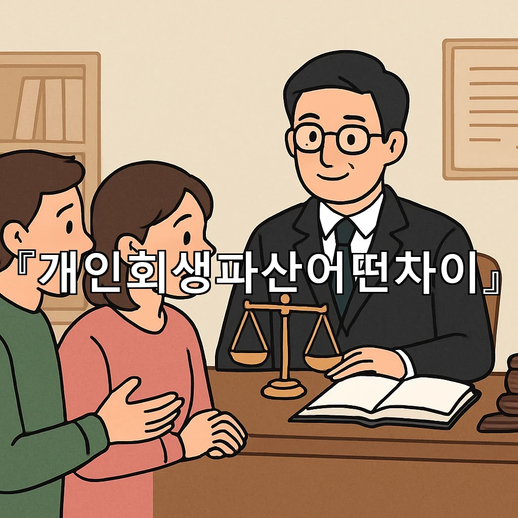 개인회생파산어떤차이 선택 앞에서 흔들리는 마음을 정리하는 기준