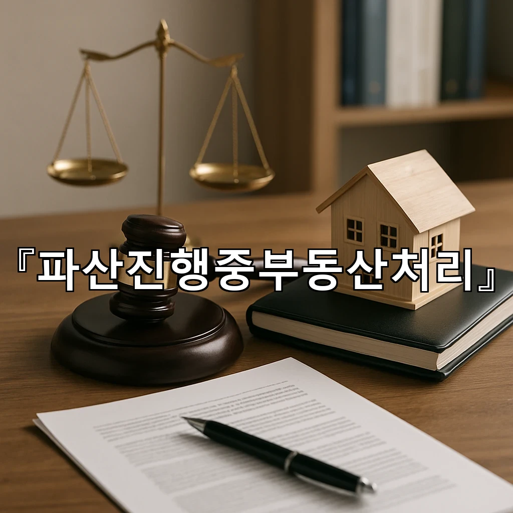 파산진행중부동산처리 매각 전 살펴야 할 권리관계와 순서 정리