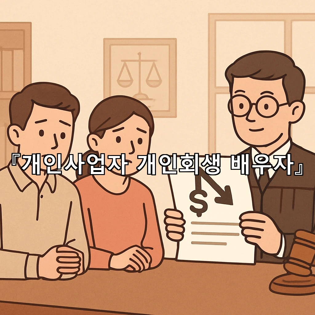 개인사업자개인회생배우자 자금흐름을 나누는 실무적 관찰 포인트