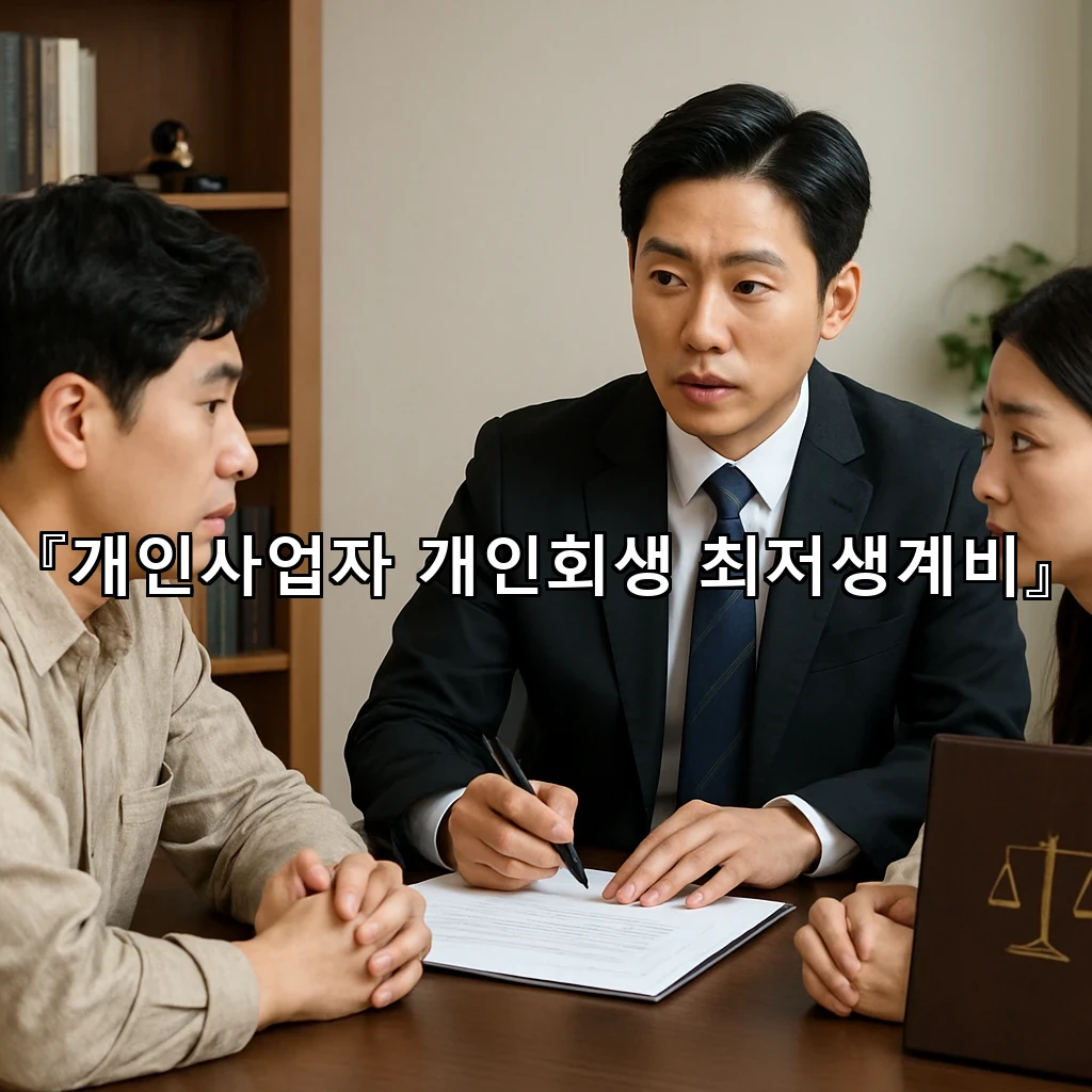 legal image 개인사업자 개인회생 최저생계비 9799
