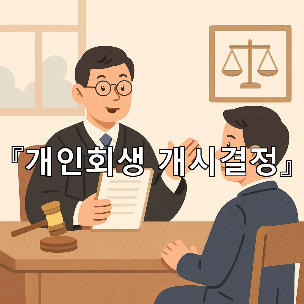 개인회생개시결정 이후 서류 흐름을 한눈에 정리하는 안내서