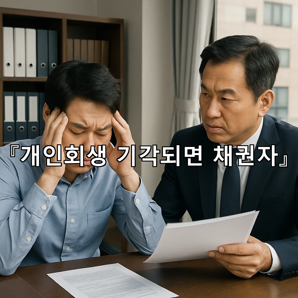 개인회생기각되면채권자와 마주한 뒤 복잡해지는 안내 절차의 실제