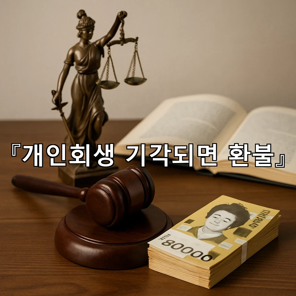 개인회생기각되면환불 절차를 먼저 살피는 이유와 기준 정리