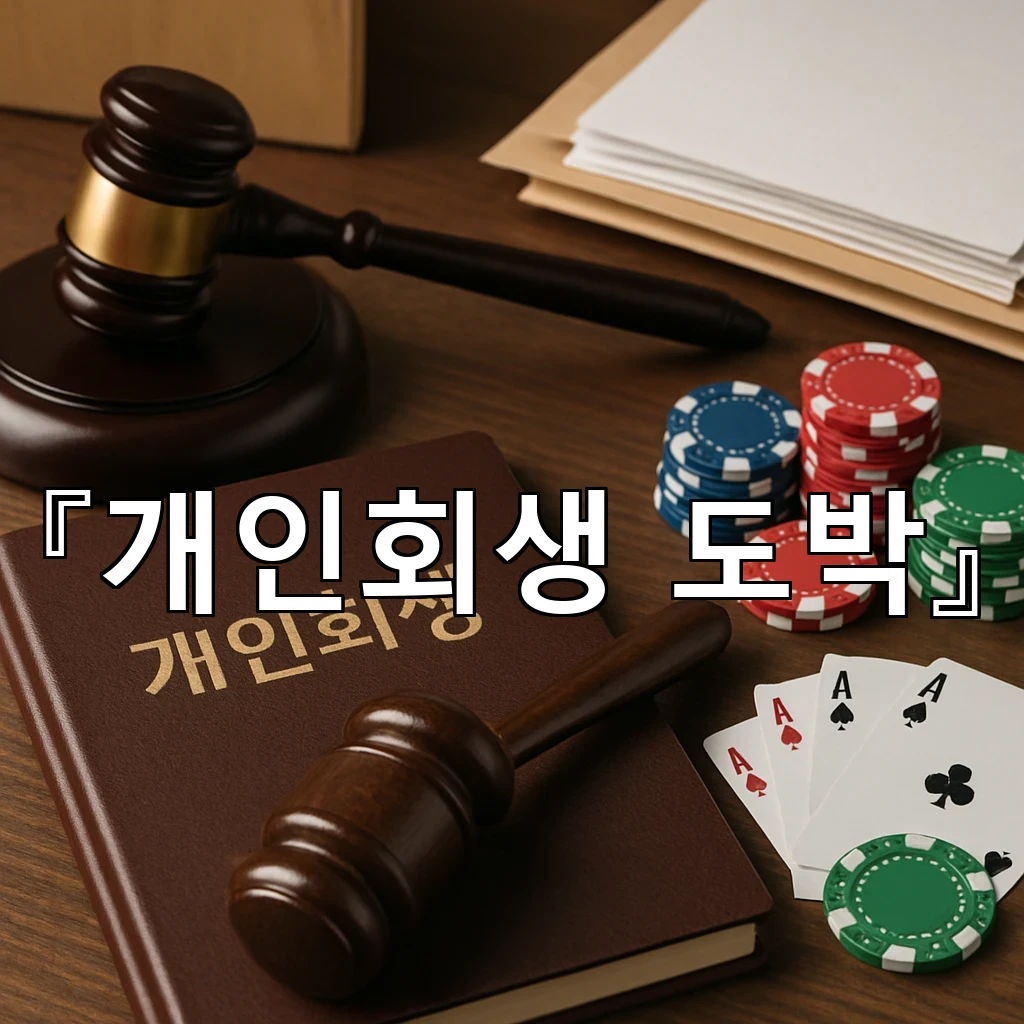개인회생도박 흐트러진 하루를 다시 세우는 첫걸음과 정리법