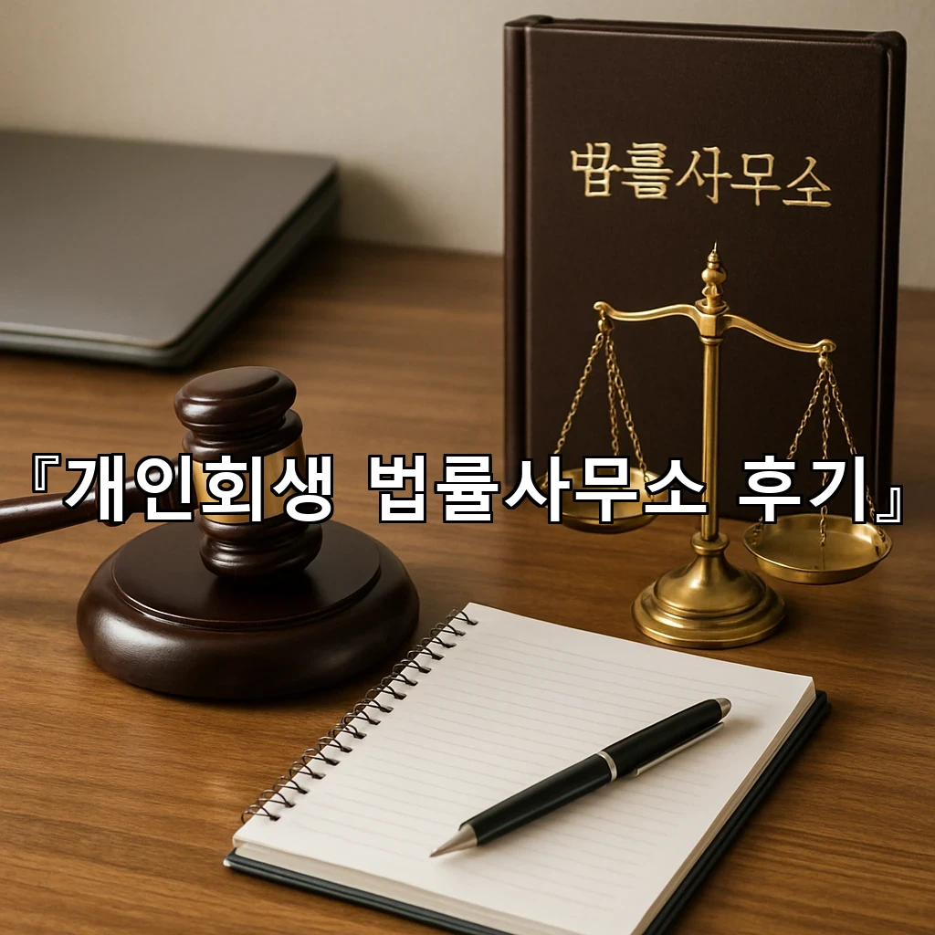 개인회생법률사무소후기 상담 뒤 마음이 놓였던 설명 방식의 특징
