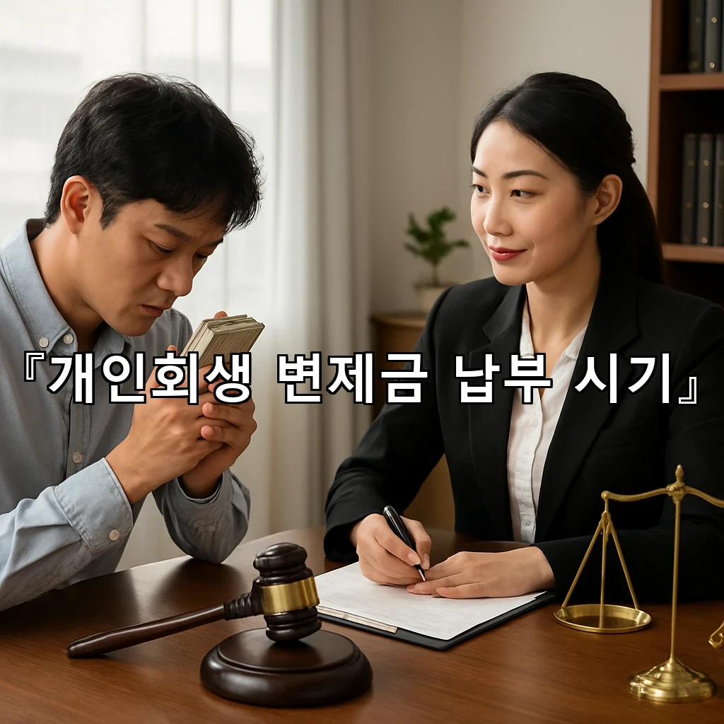 개인회생변제금납부시기 첫 달부터 놓치지 않으려면 알아둘 기준