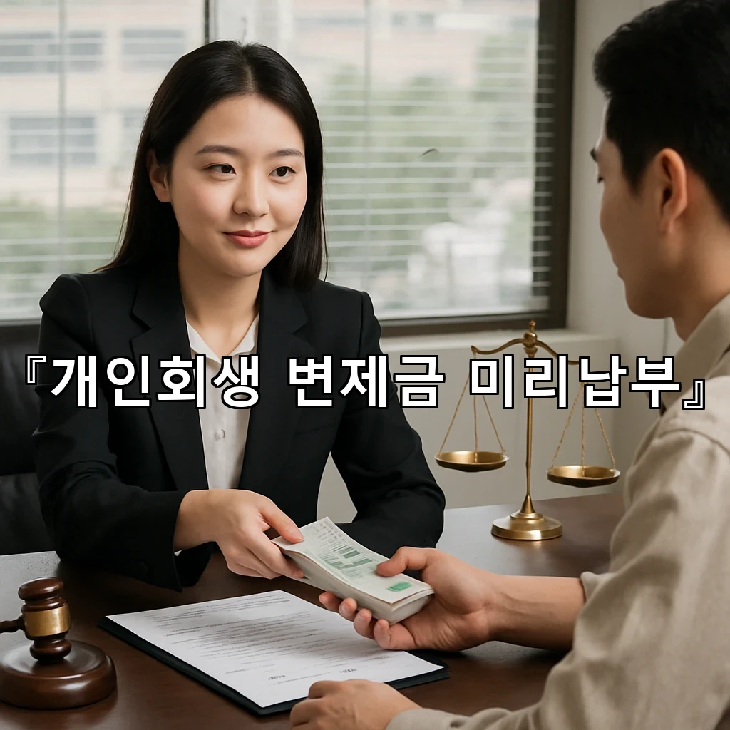 개인회생변제금미리납부 절차를 이해하는 현실적 해설 안내서