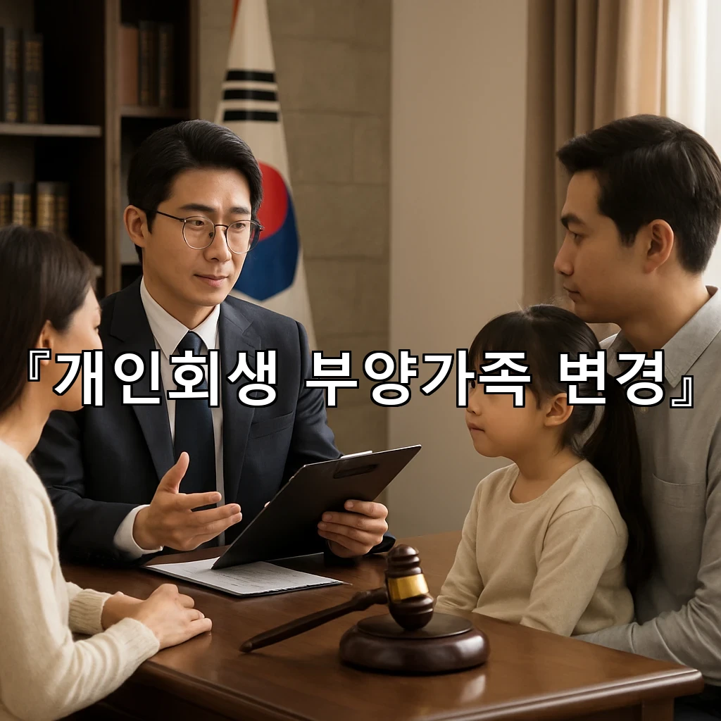 개인회생부양가족변경 신청 전 알아야 할 기준과 판단 흐름 정리
