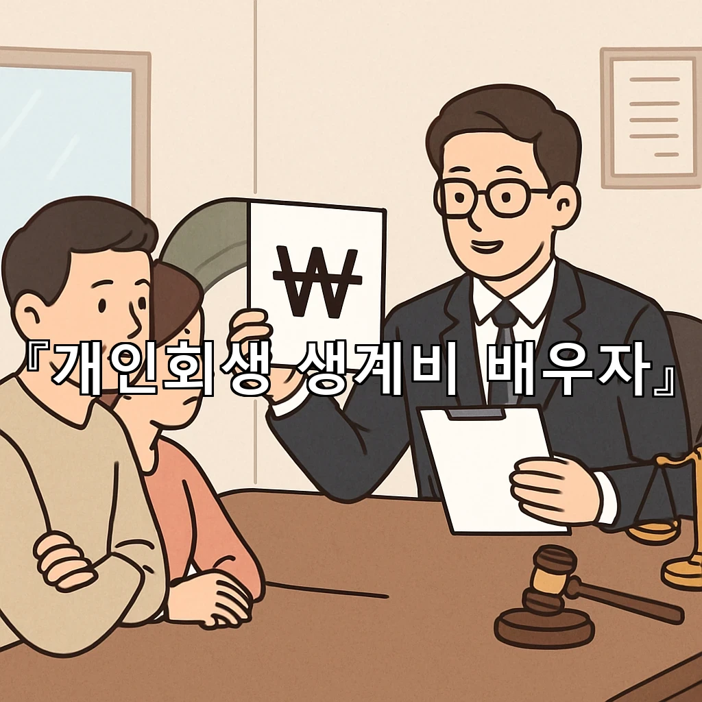 개인회생생계비배우자 소득과 지출을 함께 보는 판단 기준 이야기