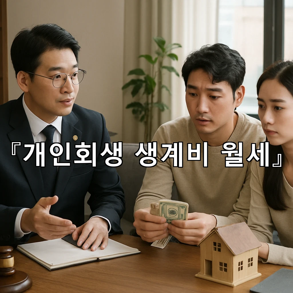 개인회생생계비월세 신청 전 확인할 생활비와 임대료 기준 정리