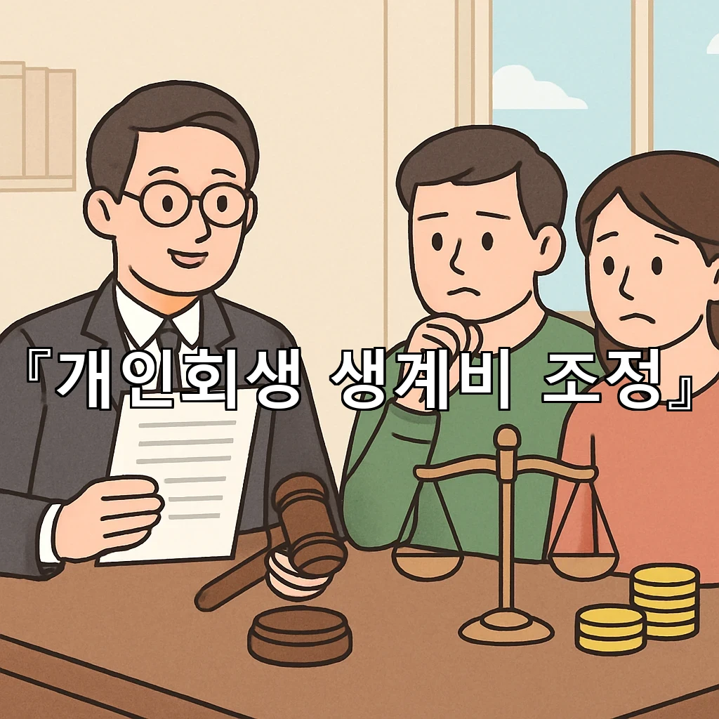 개인회생생계비조정 생활의 기준을 다시 세우는 흐름 정리와 점검