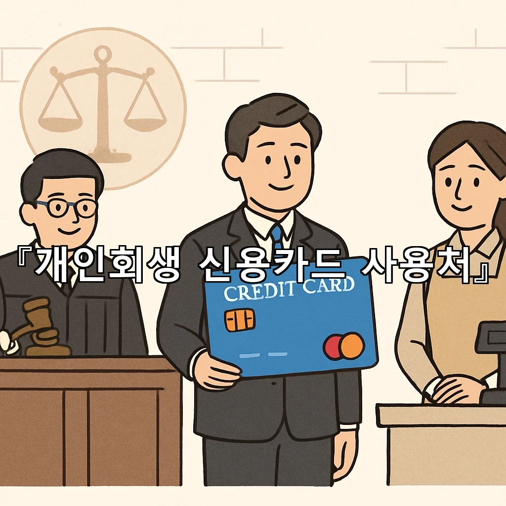 개인회생신용카드사용처 생활비 흐름을 다시 짜는 현실 안내서