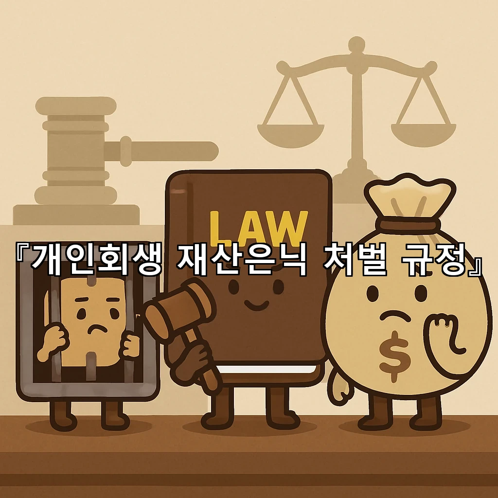 개인회생 재산은닉 처벌 규정