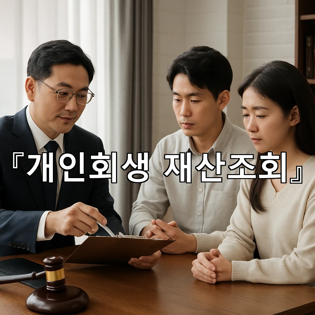 개인회생재산조회 기록을 따라가며 보이는 생활의 흐름 정리하기