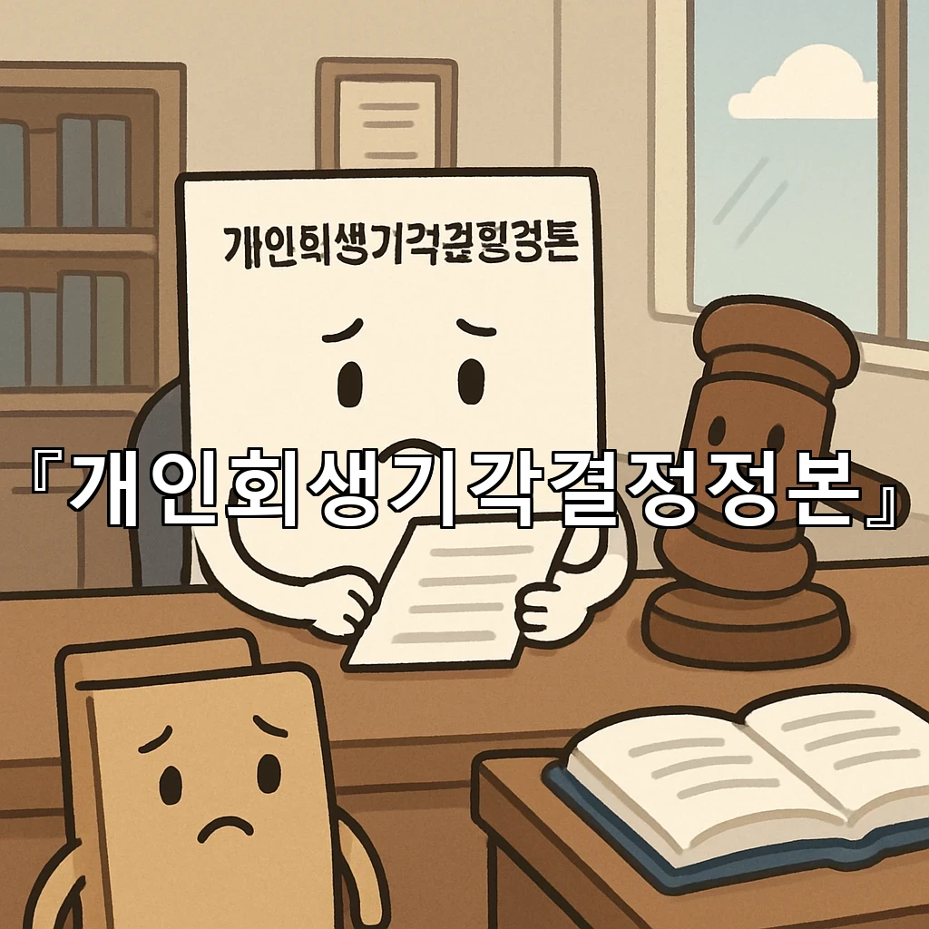 개인회생기각결정정본 이후 다시 생각해야 할 사정과 대응의 순서