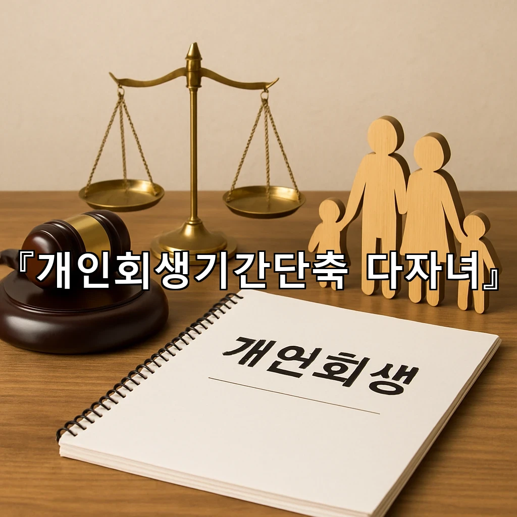 개인회생기간단축다자녀 양육 부담 속에서 살펴볼 핵심 진행 방식