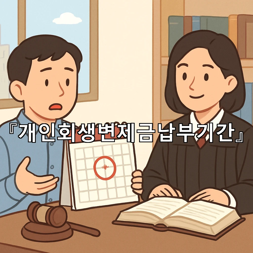 개인회생변제금납부기간 중 놓치기 쉬운 기준과 확인 방법