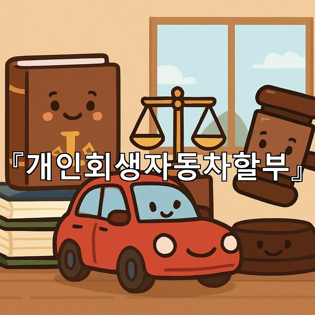 개인회생자동차할부 진행 전 서류 흐름을 먼저 살피는 안내