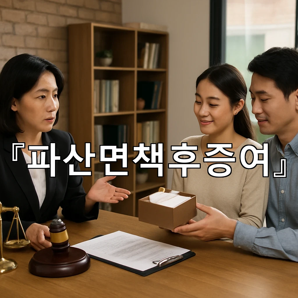 파산면책후증여와 관련해 자주 놓치는 판단 기준 살펴보기