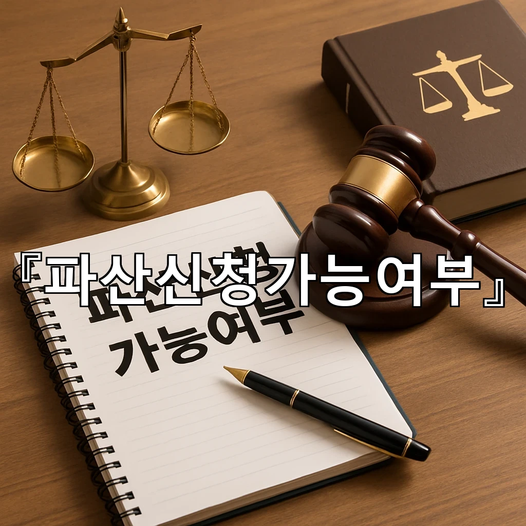 파산신청가능여부 지금 살펴보면 달라지는 생활의 기준이 보입니다