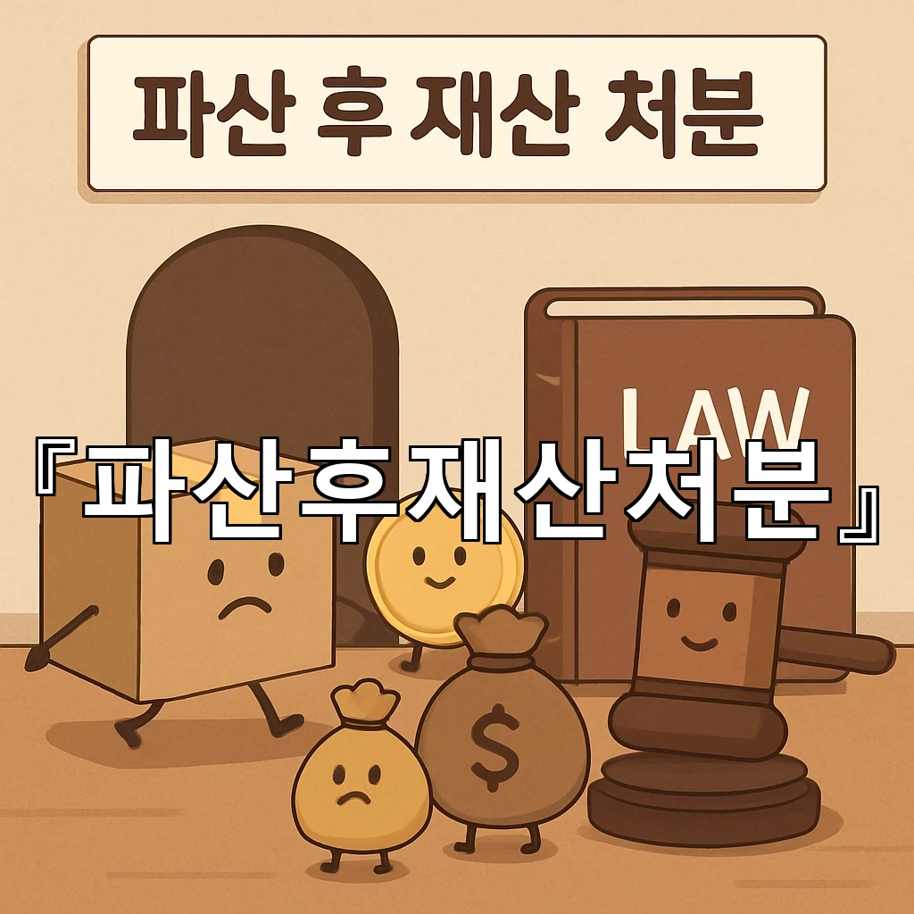 파산후재산처분 뒤에 생길 수 있는 변수들을 미리 읽어보는 시선