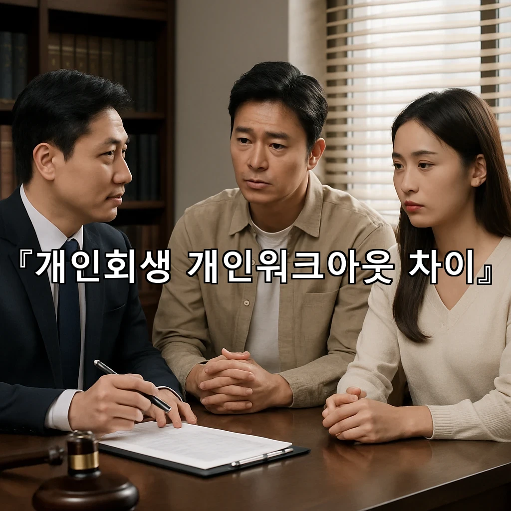 개인회생개인워크아웃차이 신청 전 확인할 흐름 정리와 선택 기준