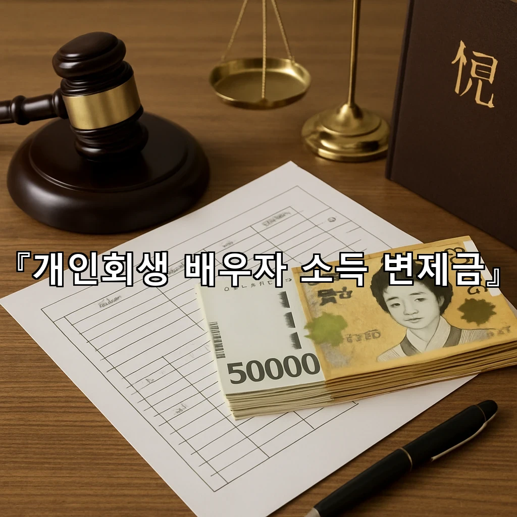 개인회생배우자소득변제금 계산이 헷갈릴 때 먼저 볼 기준 정리